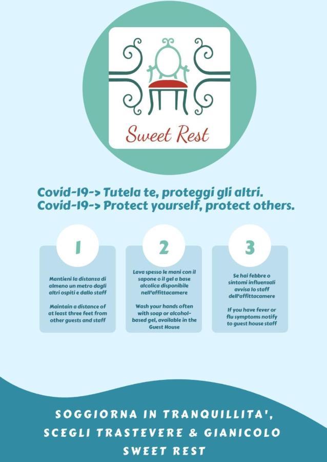 Trastevere & Gianicolo Sweet Rest Rom Eksteriør billede